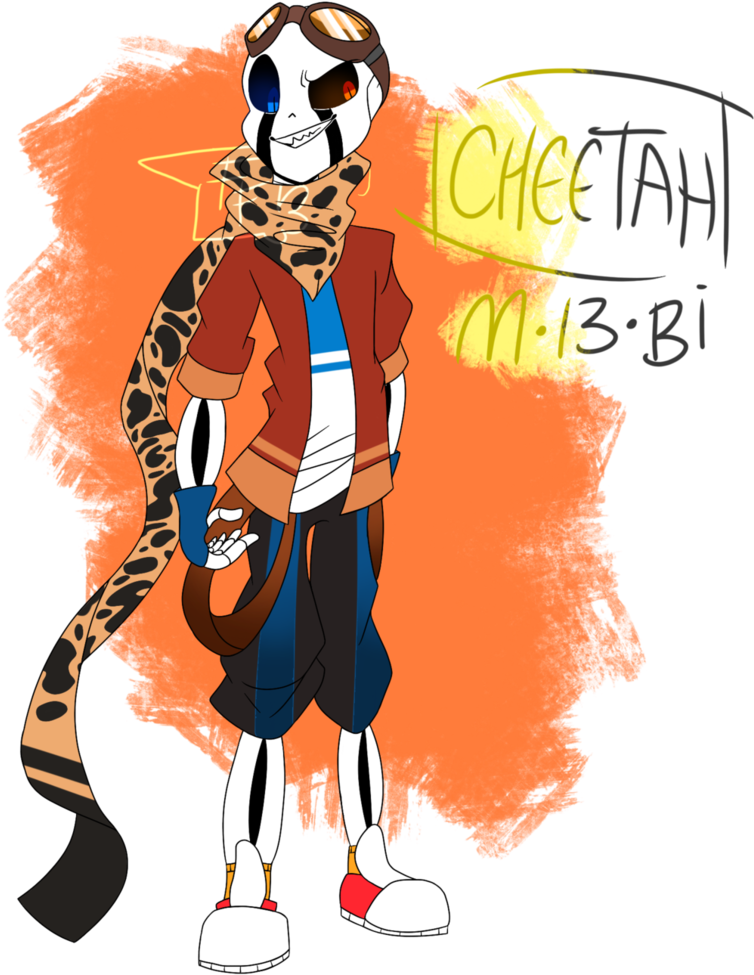 Cheetah Sans Application - Illustration (774x1032)