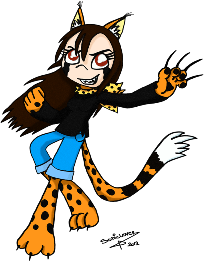 ~ Cheetah Girl Blackberry By Xxsonicloverxx - Cartoon (828x966)