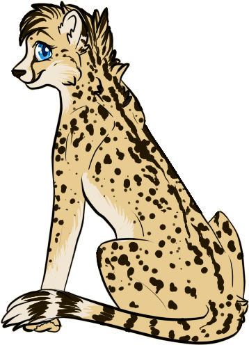 - - Gift - - Lilycheetah By Baileeluz On Deviantart - Gift (400x500)