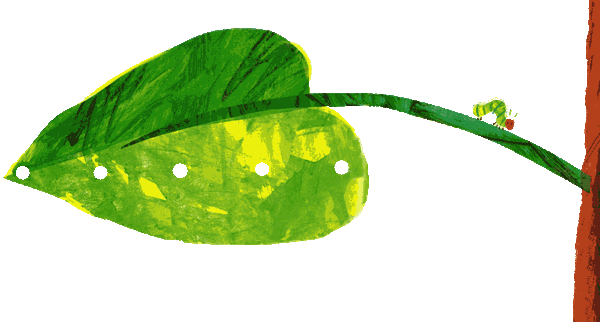 Very Hungry Caterpillar Leaf - Very Hungry Caterpillar Leaf (600x322)