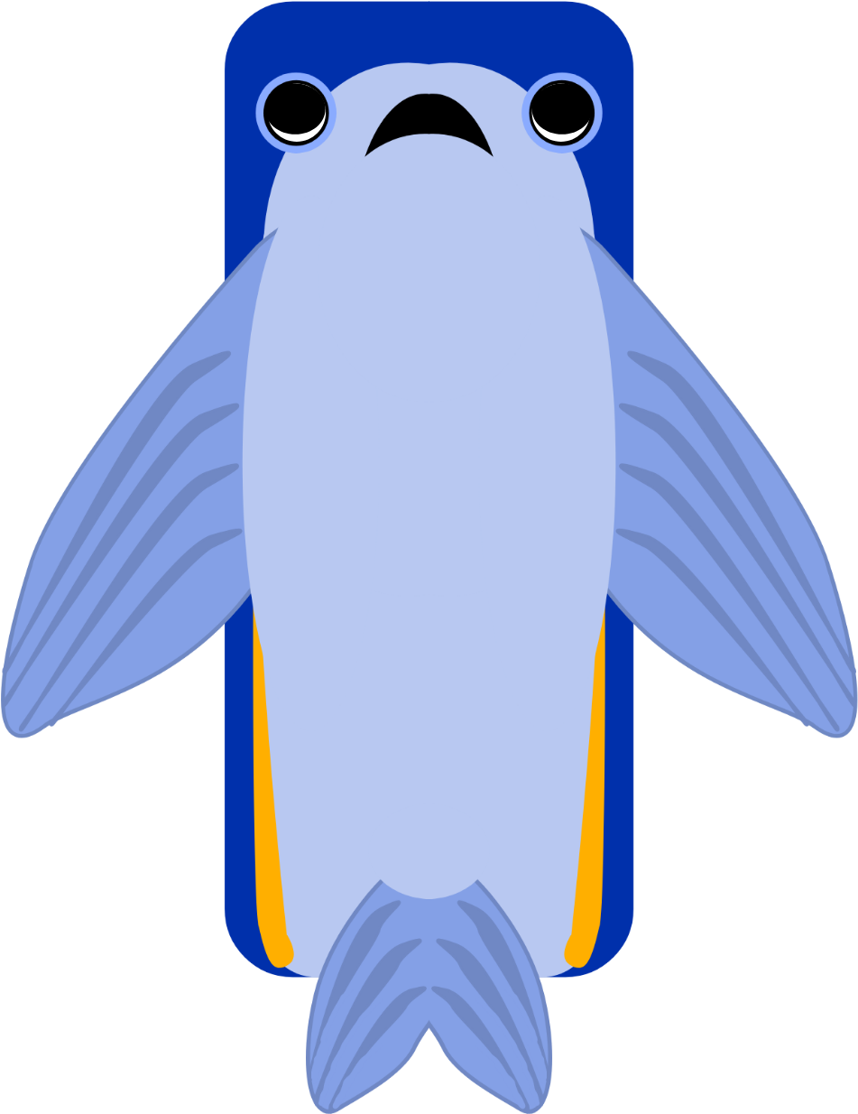 Animal[animal] Flying - Adã©lie Penguin (1000x2000)