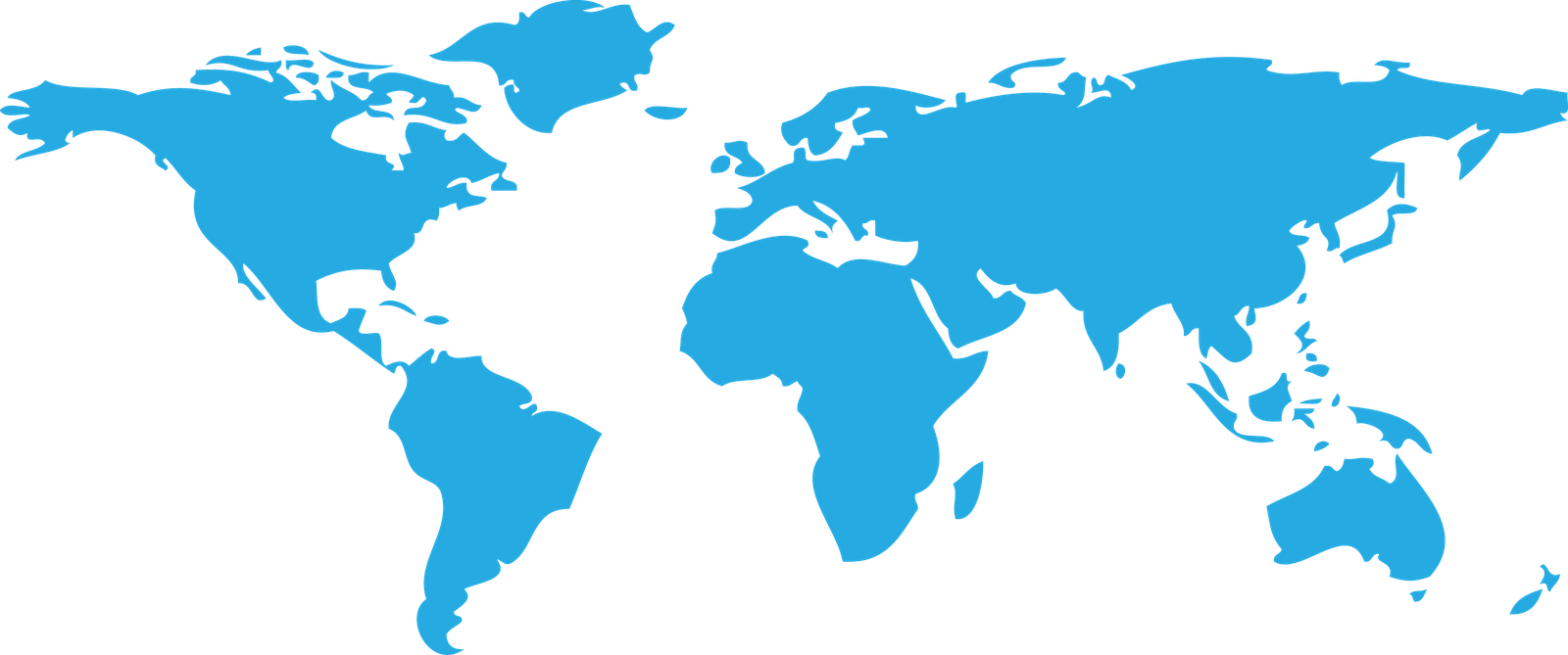 World Map Png Images Free Download - World Map Png (1600x669)