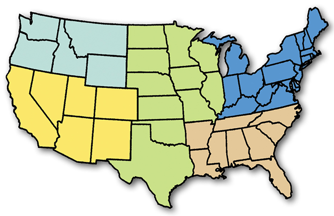 Usafinal - Blank United States Map (664x431)