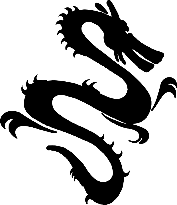 Chinese Food Clipart 14, Buy Clip Art - Chinese Dragon Silhouette Png (621x720)