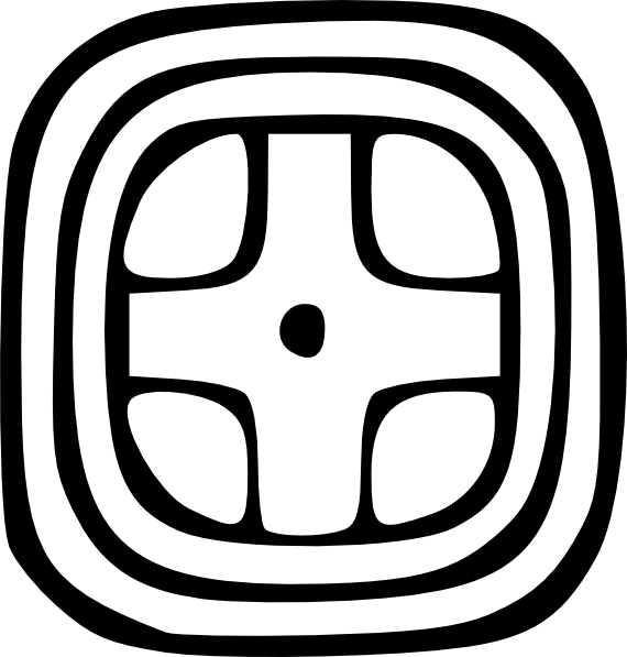 Mayan Clipart Food - Mayan Symbol For Food (570x597)