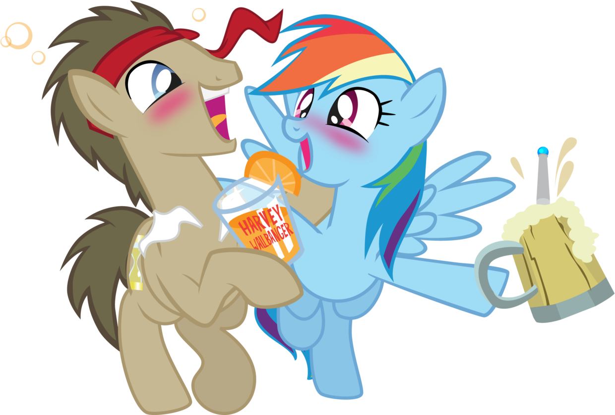 Trotsworth, Blushing, Cider, Doctordash, Doctor Who, - Doctor Whooves And Rainbow Dash (1280x837)
