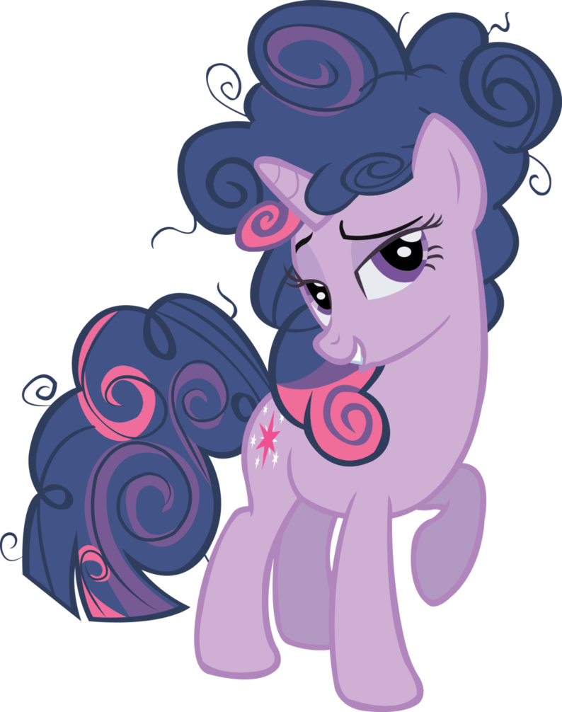 My Little Pony Twilight Sparkle Messy Hair (794x1006)