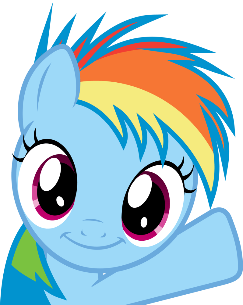My Little Pony Filly Rainbow Dash (798x1000)