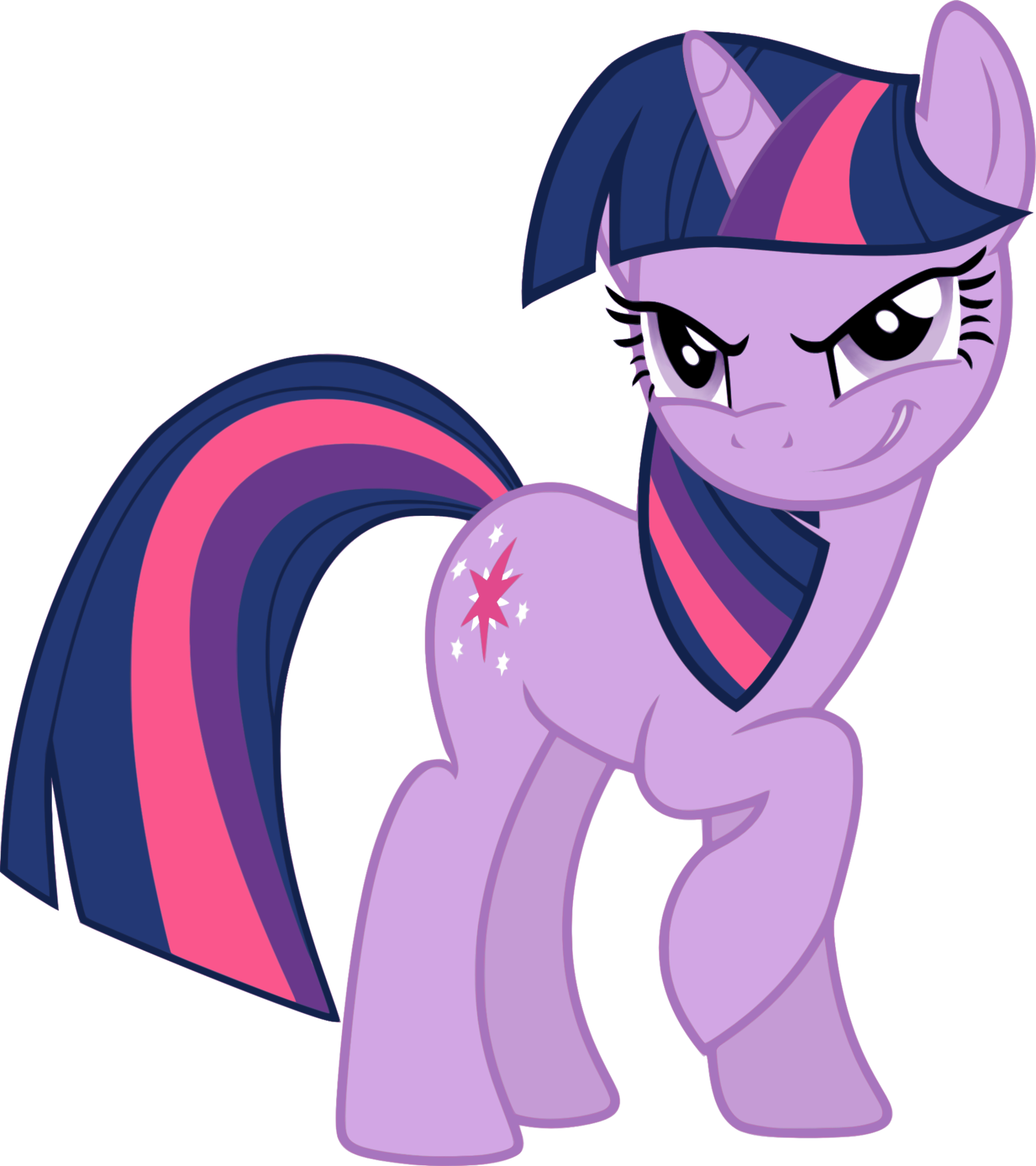 Scheming - Mlp Evil Twilight Vector (1600x1801)