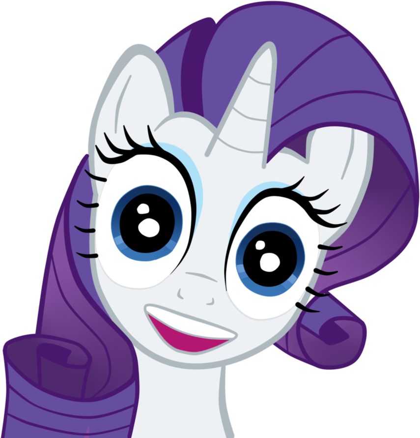 Rarity Twilight Sparkle Pinkie Pie Rainbow Dash Fluttershy - My Little Pony Rarity Face (883x905)