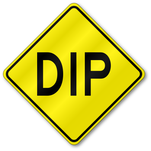 Road Sign With Truck (500x500)