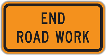G20-2 End Road Work - Signage Slow Moving Vehicle (400x400)