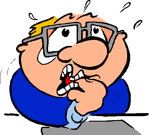 Phobias - Level A - Mitchie - Nervous Cartoon (490x444)