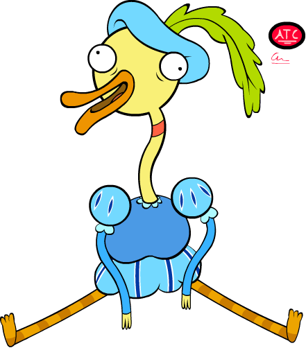 Choose Goose Atc By Supertuffpinkpuff - Goose In Adventure Time (441x502)