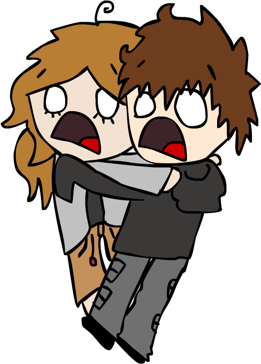 Panic Hug By Hraugur - Hug (550x765)