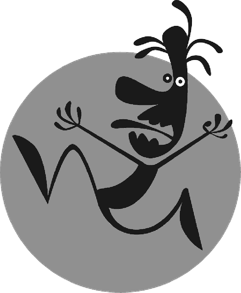 People, Silhouette, Person, Panic, Cartoon, Sprint - Panic Clip Art Transparent (800x973)