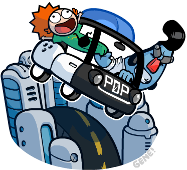 Nickelodeon Nickelodeon Shorts Planet Panic Gene Goldstein - Zeus Guy Planet Panic (500x360)