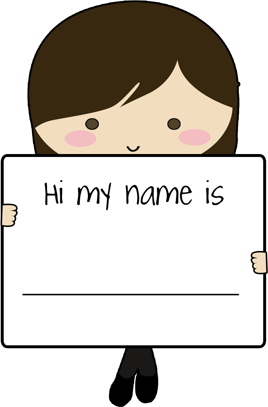 Learning Name Tag Graphic Design Child - Graphic Design (2400x1500)