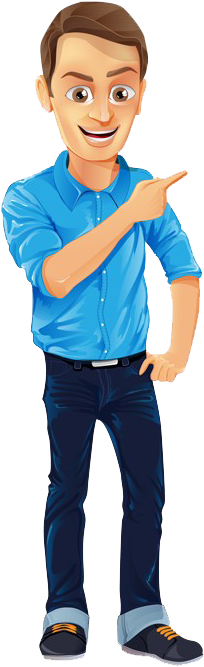 Male Vector Character Png (298x686)