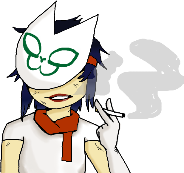 Cat Mask By Asian Axe Princess - Cartoon (641x600)