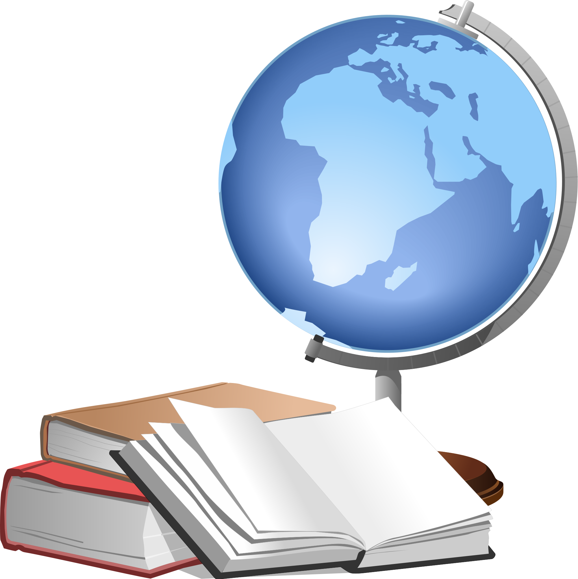 Open - Globe And Books Logo (2000x2003)