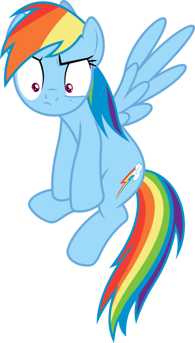 Pony Rainbow Dash Horse Clip Art Illustration - Thumb (675x1184)