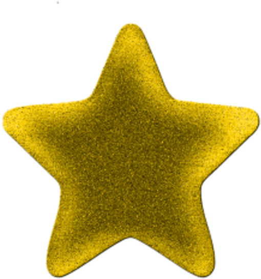Stars Clipart Vector - Gold Star Pic Transparent (600x600)