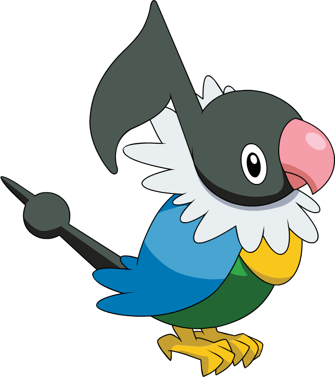 Stats, Moves, Evolution, Locations & Other Forms - Chatot Transparent (667x750)