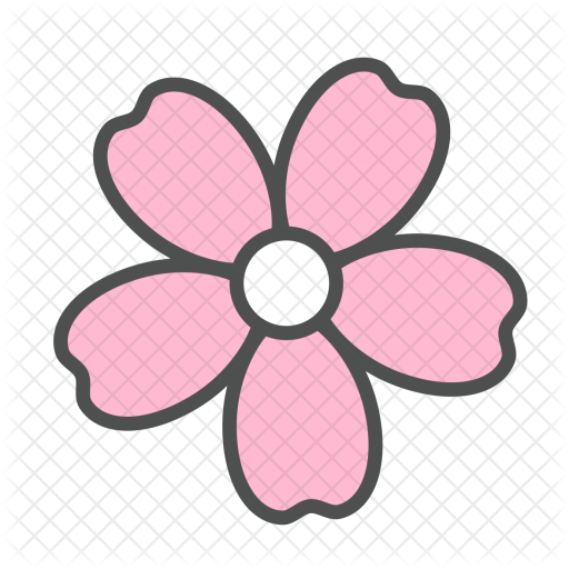 Flower Sakura Blossom Nature Spring Icon - Sakura Icon Png (512x512)