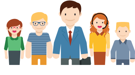 Get Started - Customers Png (455x274)