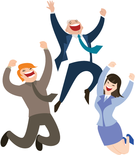 Tap The Pulse Of A Client's Financial Health - Clip Art Happy Customer (500x500)