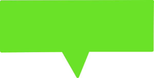 This Free Clip Arts Design Of Green Speech Balloon - Green Png Speech Bubbles (600x305)