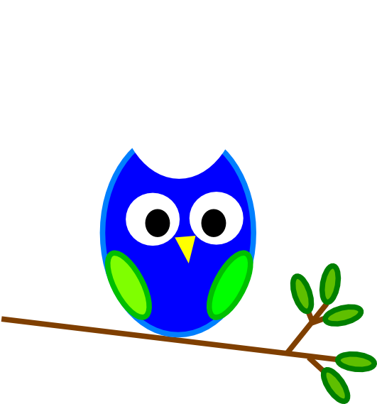 Orange Owl Clip Art - Owl Clip Art (600x568)