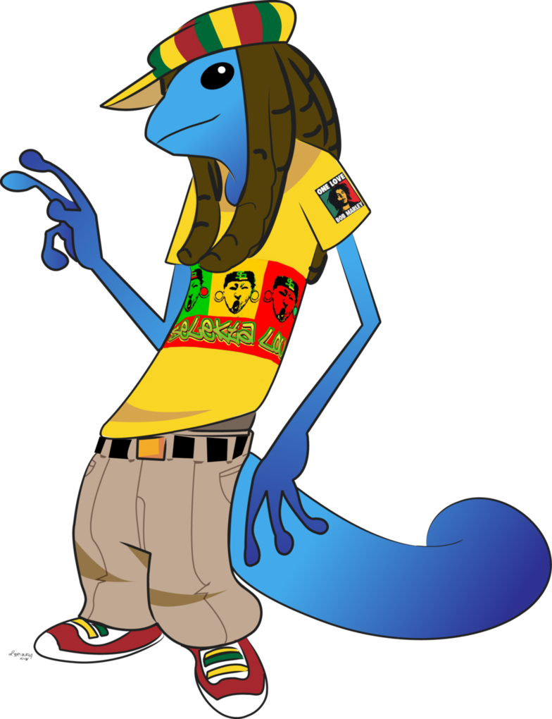 Raggamuffin Geko, Mon By Brizl - Raggamuffin Png (784x1020)