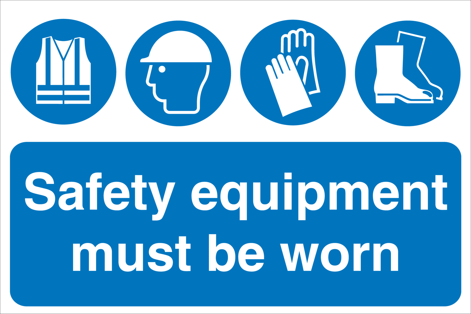 First Safety Signs Cs0006 Safety Equipment Must Be - Darwin (1619x1080)