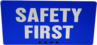 Hd Safety First Image In Our System - Sign (450x450)