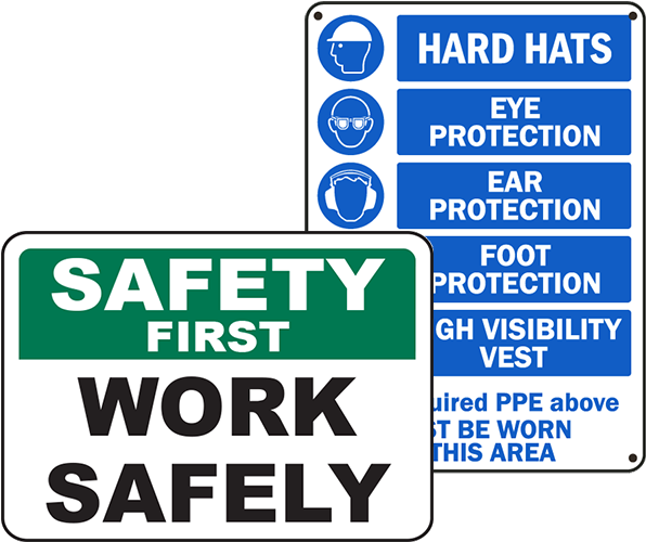 Safety Signs & Labels - Lyle U7-1276-np 14x10 Plastic Safety Sign,14"x10" (800x600)