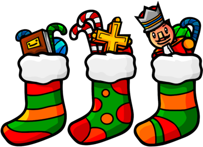 Christmas Stockings - Christmas Stockings (400x376)