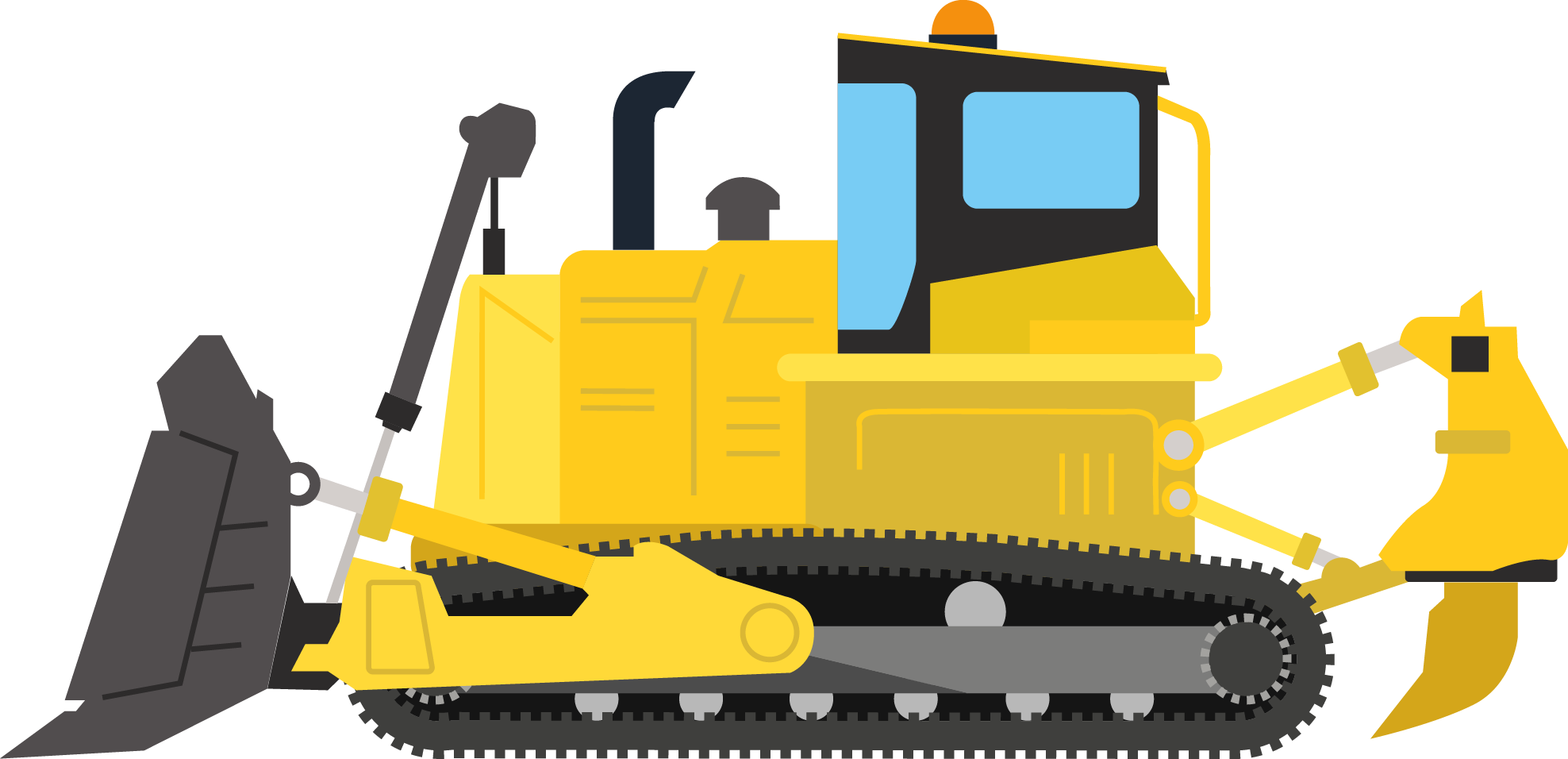Architectural Engineering Euclidean Vector - Construction Trucks Clipart Png (1976x956)