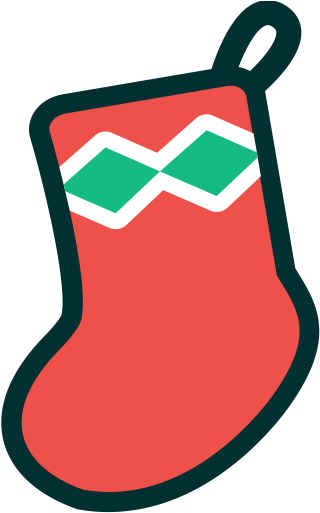 Cap, Top, Christmas, Christmas, Decoration, Ornamentation, - Christmas Sock Icon (512x512)