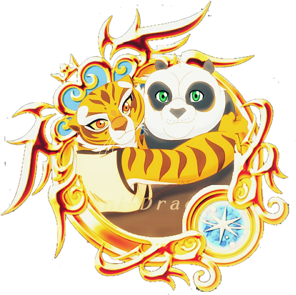 Kung Fu Panda & Others Brunohenriquesworld - Kingdom Hearts Key Art (983x983)