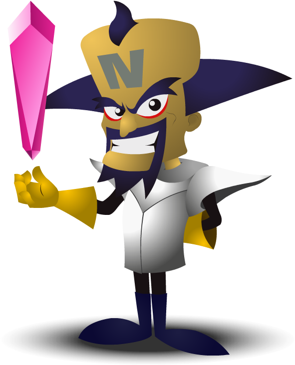 O Grande Vilão Das Aventuras De Crash Bandicoot,é Um - Dr Neo Cortex (600x750)