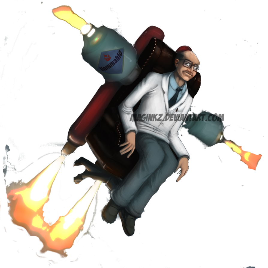 Cientista Na Cadeira-foguete Garry's Mod Renderpng - Garry's Mod Render Png (894x894)