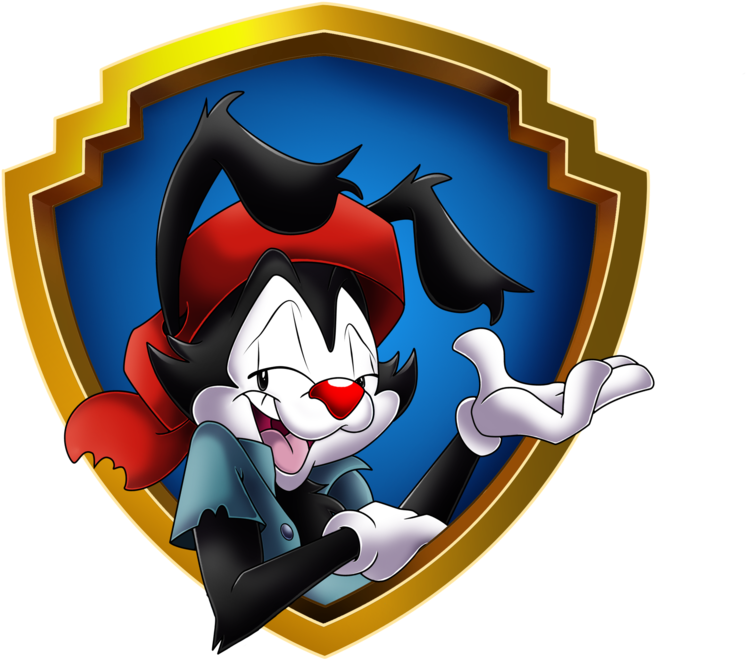 Evil Wakko Youtube Logo By Icelion87 - Yakko, Wakko, And Dot (900x875)