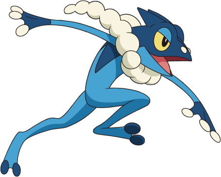 Important Notice Pokemon Shiny-frogadier Is A Fictional - Imagenes De Pokemon Frogadier (456x364)