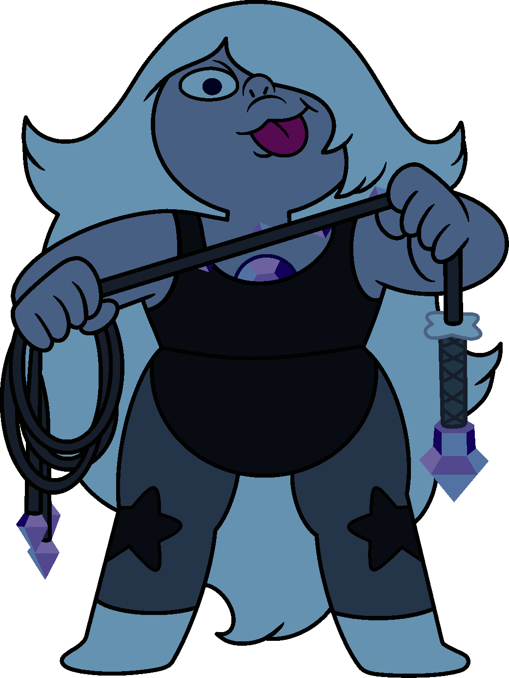 Amethyst Facet-five Palette - Gifs Steven Universe Amethyst (1043x1387)
