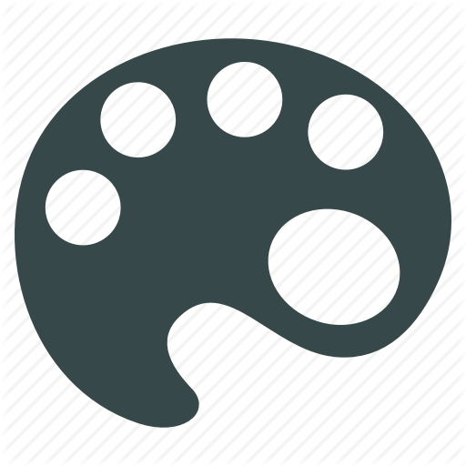 Colouful Clipart Color Pallet - Clip Art (512x512)