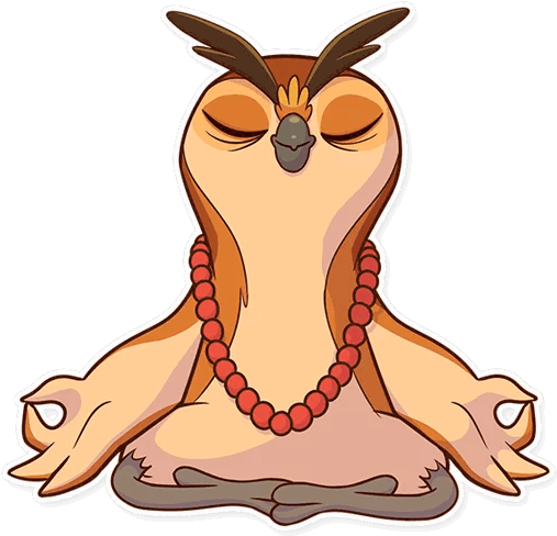 Domestic Rabbit Owl Freelancer Telegram Sticker - Cartoon (512x512)