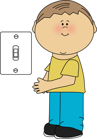 Lights Classroom Job Clip Art - Puppet Clipart (316x450)