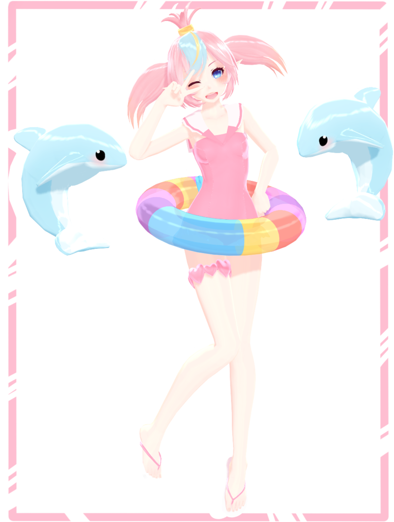 Mmd // Krixi Summer Time // Download By Kiri-ii - Deviantart (770x1037)